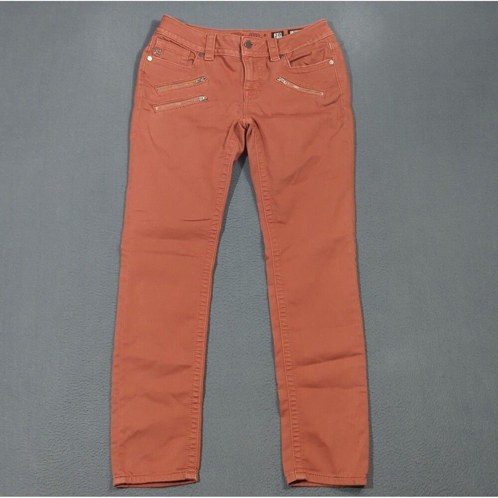 Miss Me Pants Women's 29 Rose Mid Rise Skinny